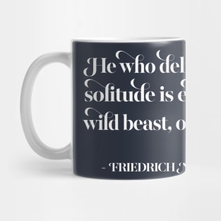 Friedrich Nietzsche Philosophy Quote Mug